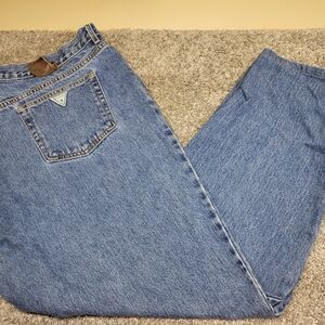 Vintage Mens Green Lable Made In The USA Guess Jeans SZ 42x29 (altered)